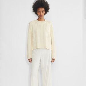 Babaton Shores Sweater 
Cream Cable Knit
